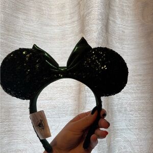 Disney green Sequin Mouse Ears Headband